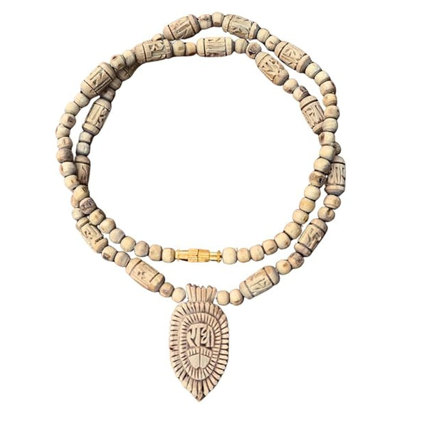 Tulsi kanthi pendent-Locket Radha tilak mala from Vrindavan