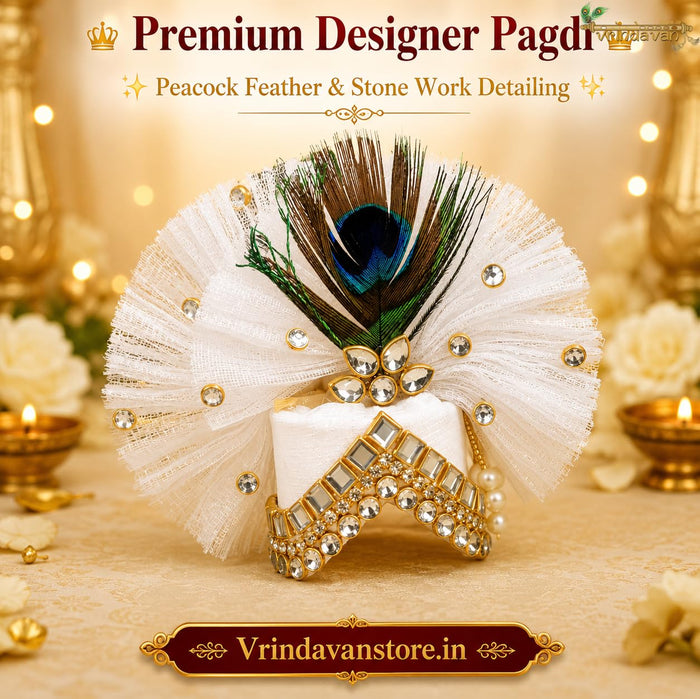 Laddu Gopal Dress Size 6 with Designer Pagdi Patka Choli | Krishna Ji Dress | Bal Gopal Poshak | Handmade Kanha Ji Thakur Ji Shringar Set...