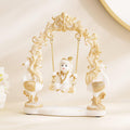 India Lord Krishna on Swing Idol | Bal Gopal Jhula Murti for Janmashtami, Home Temple & Gift | Baby Krishna Decorative Statue for Pooja,...