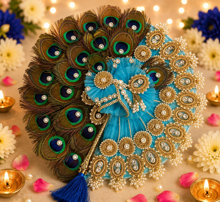 Laddu Gopal Dress, Multicolor, Floral Design with Pearl Embellishments, Janmashtami Special