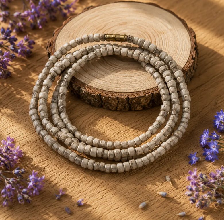 Premium Tulsi Original Combo – Tulsi Kanthi Mala (8mm) Double round & Premium 108 Tulsi Bead Japa Mala (Vrinda Sakhi)